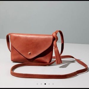 Parker Clay leather crossbody purse